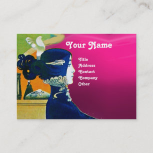 DIVA IN BLUE MONOGRAM Schönheitssalon ,Makeup Arti Visitenkarte