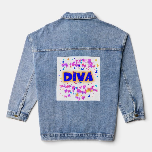 DIVA JEANSJACKE (Rückseite)