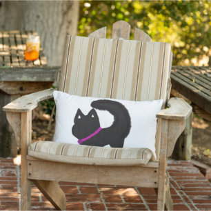 Diva-Katze mit Glanz Kissen Für Draußen