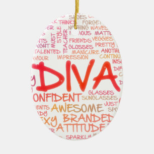 Diva Keramik Ornament