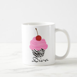 Diva-kleiner Kuchen Kaffeetasse