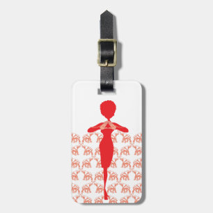 Diva-Liebe-Reise-Taschen-Umbau-Schablone Gepäckanhänger