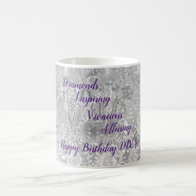 DIVA Life Lights Joyeux Anniversaire classique Mug (Centre)