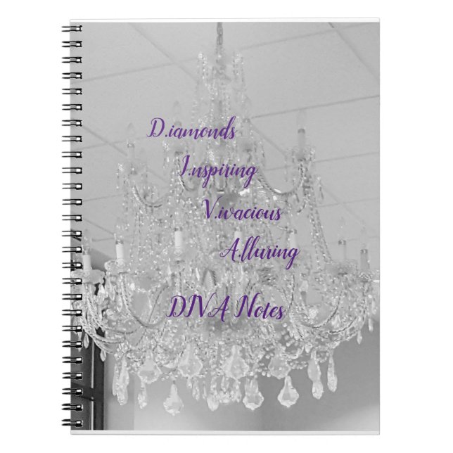 DIVA Life Lights SpiralNotebook Notizblock (Vorderseite)