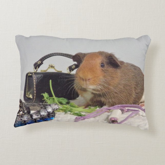 Diva-Meerschweinchen-Kissen Dekokissen (Rückseite)