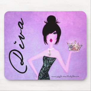 DIVA mit einem Tiara mousepad