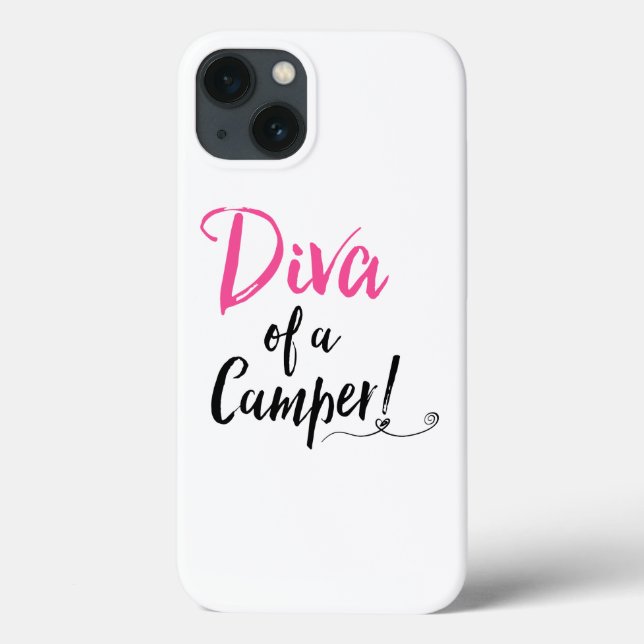 "Diva of a Camper!" Case-Mate iPhone Hülle (Rückseite)