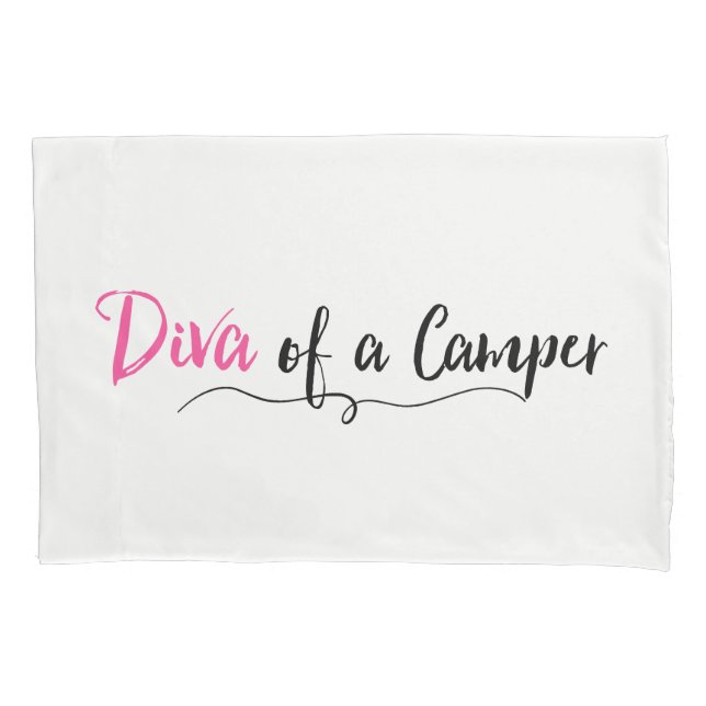 Diva of a Camper Kissenbezug (Vorderseite)
