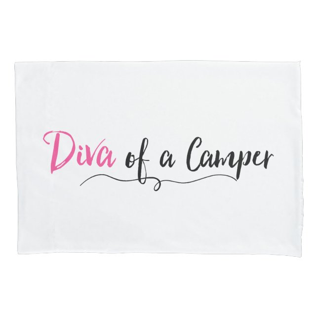 Diva of a Camper Kissenbezug (Vorderseite)