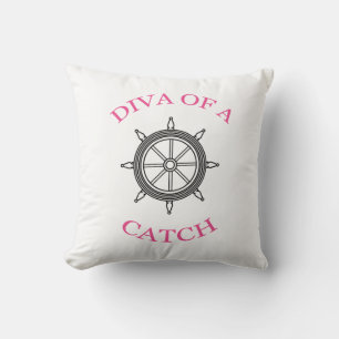 ‚DIVA OF A CATCH‘ Drehkissenplatte Kissen