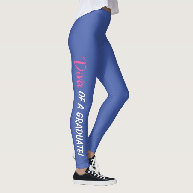 "Diva of a Graduate!" Leggings (Rechts)