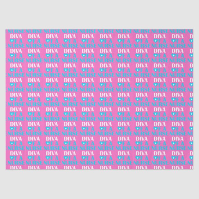 "DIVA OF A NURSE" SEIDENPAPIER (Vorderseite)