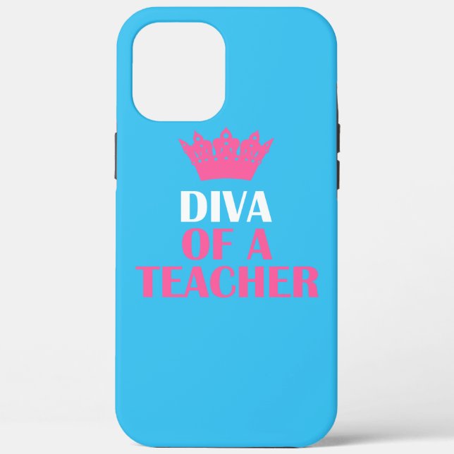 Diva of a Teacher Case-Mate iPhone Hülle (Rückseite)