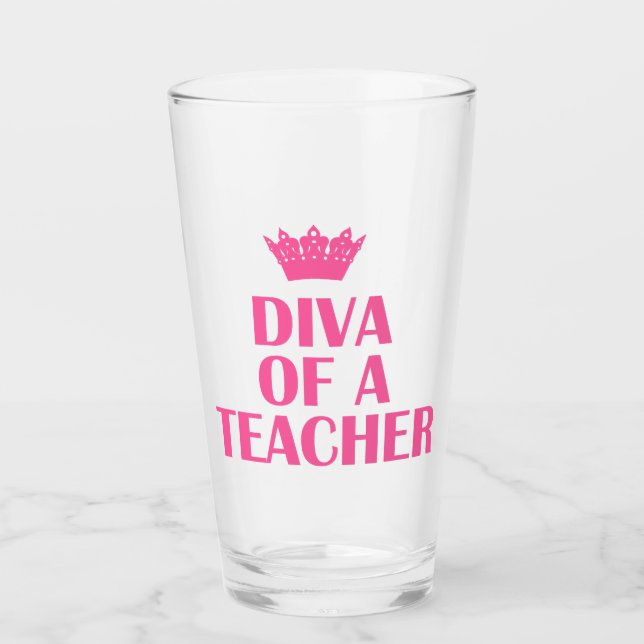 Diva of a Teacher Glas (Vorderseite)