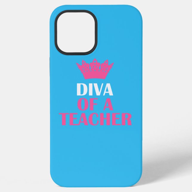 Diva of a Teacher iPhone 12 Pro Max Hülle (Rückseite)