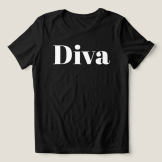 Diva Opernsängerin Musikerin Minimalistische Musik Tri-Blend Shirt