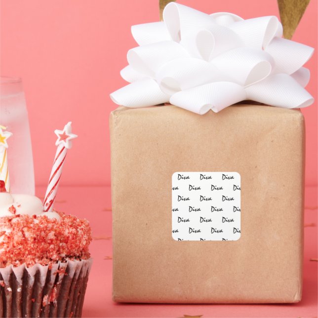 Diva Personalize Stickers (Party)