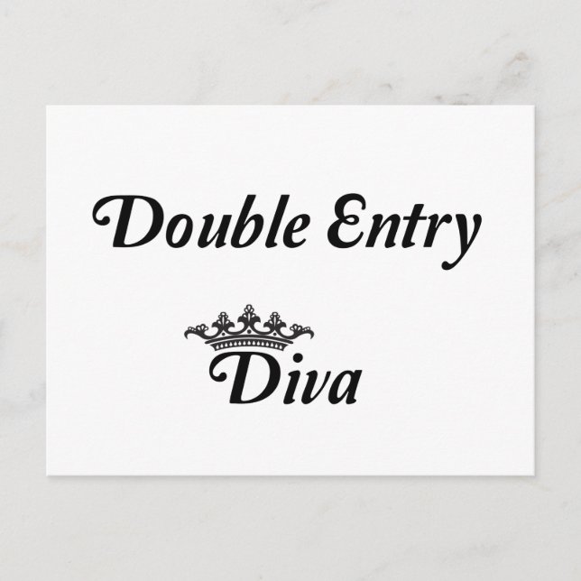 Diva Postkarte (Vorderseite)