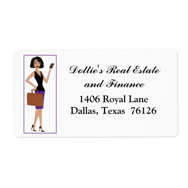 Diva Real Anwesen Address Labels (Vorne)