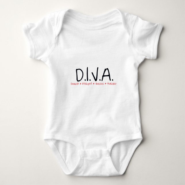 DIVA Scheidungsfrau T-Shirt (Vorderseite)