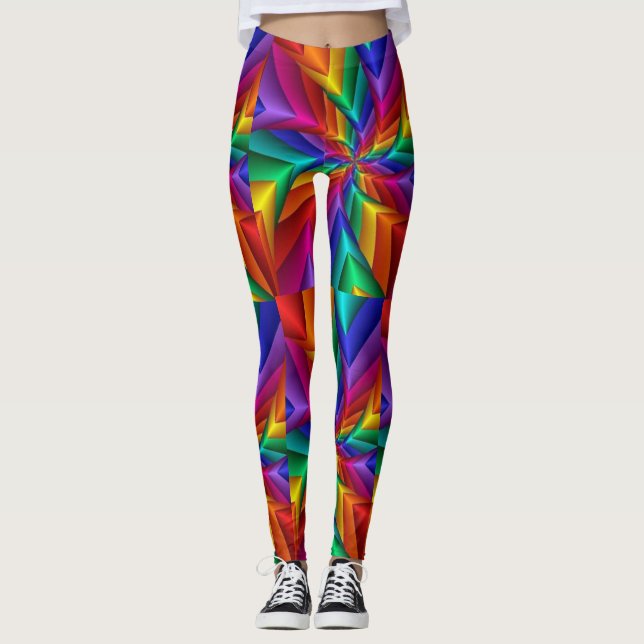 Diva Style Perfekte farbenfrohe Leggings für Fraue (Vorderseite)