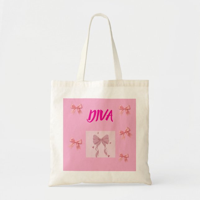 Diva Tote Bag Tragetasche (Vorne)