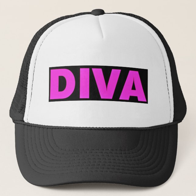 Diva Truckerkappe (Vorderseite)