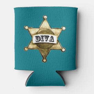 Diva von einem Cowgirl Dosenkühler