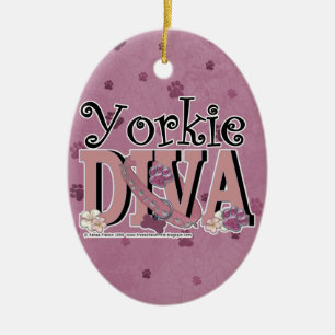 DIVA Yorkshires Terrier Keramikornament
