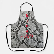 DIVAmalistic Snakeskin Print Schürze