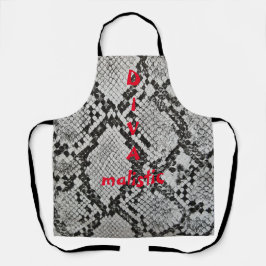 DIVAmalistic Snakeskin Print Schürze