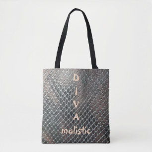 DIVAmalistische Multicolor Snakeskin Drucktasche Tasche