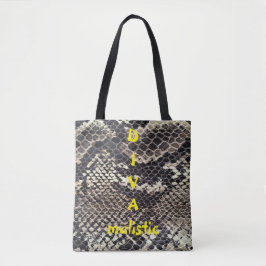 DIVAmalistisches Brown Snakeskin Drucktasche Tasche