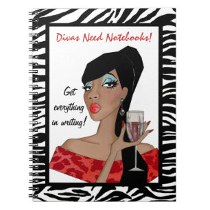 DIVAS BRAUCHEN NOTEBOOKS! Holen Sie sich alles sch Notizblock