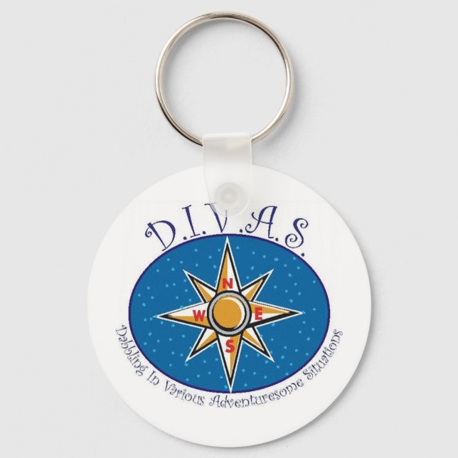 Divas-Logo3 Schlüsselanhänger (Vorderseite)
