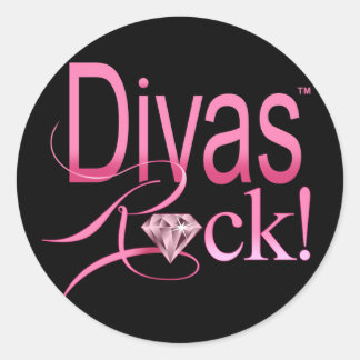 divas+regel Edelstein+Edelstein+Funkeln+Diamant+Fu Runder Aufkleber