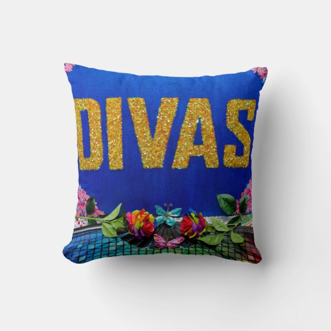 Divas Throw Pillow Kissen (Vorderseite)