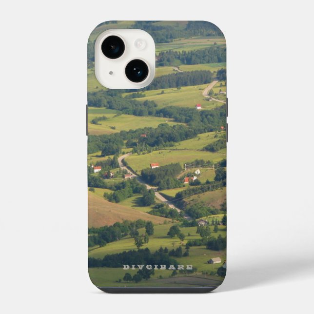 Divcibare grün iPhone 14 hülle (Rückseite)