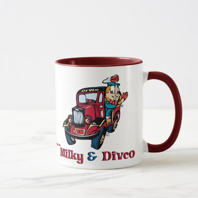 Divco und milchiges tasse (Rechts)