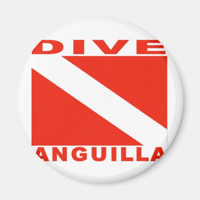 Dive Anguilla Magnet (Vorne)