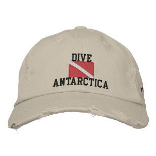 Dive Antarktis Beunruhigte Baseballhöhle Bestickte Baseballkappe