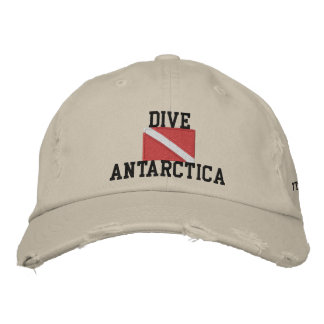 Dive Antarktis Beunruhigte Baseballhöhle Bestickte Baseballkappe