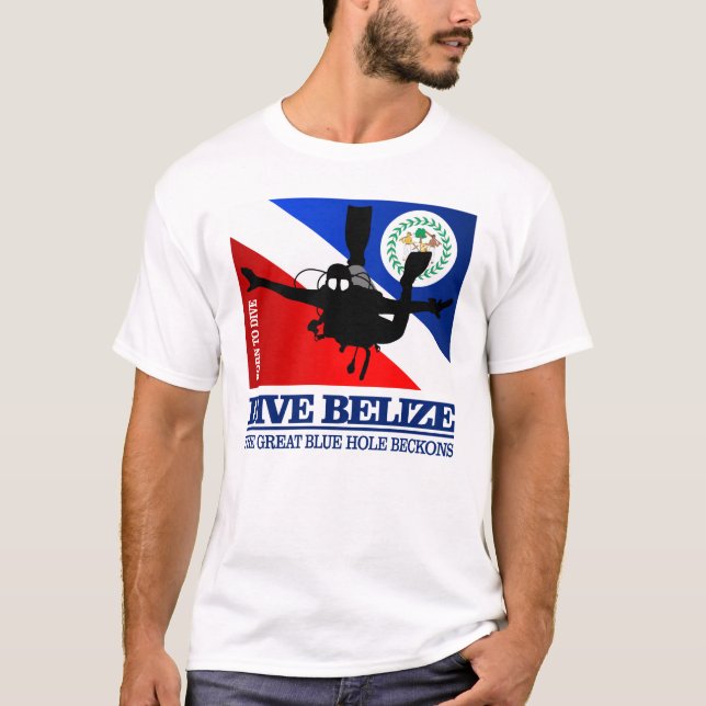 Dive Belize DF2 T-Shirt (Vorderseite)