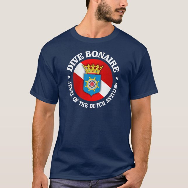 Dive Bonaire (rd) Apparel T-Shirt (Vorderseite)