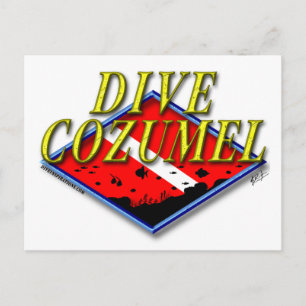 Dive Cozumel Postcard Postkarte