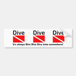 DIVE DIVE DIVE - AUTOAUFKLEBER