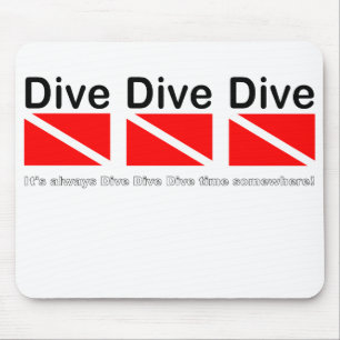 DIVE DIVE DIVE - Maus-Pad Mousepad