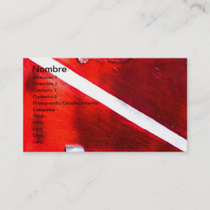 DIVE FLAG VISITENKARTE