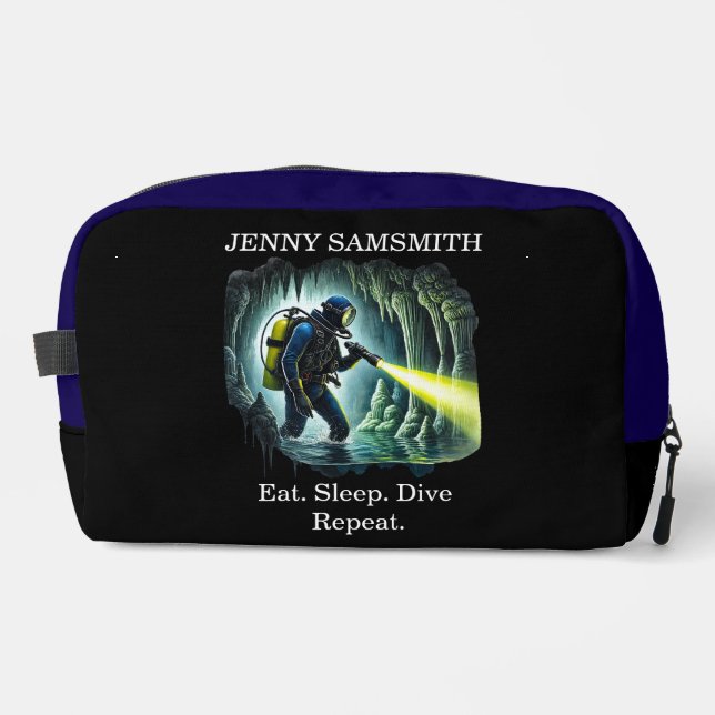 Dive Hard: Ocean Adventures erwarten Sie! Waschbeutel (Vorderseite)