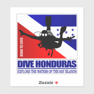 Dive Honduras Aufkleber